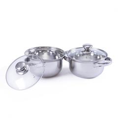 Essential 4-Piece Cooking Pot (Chrome)