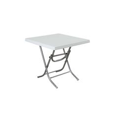 Pan Emirates Helvina Metal & Plastic Foldable Dining Table (74 x 74 x 72 cm)