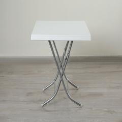Pan Emirates Helvina Metal & Plastic Foldable Dining Table (74 x 74 x 72 cm)