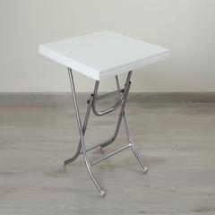 Pan Emirates Helvina Metal & Plastic Foldable Dining Table (74 x 74 x 72 cm)