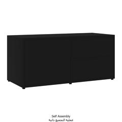 vidaXL TV Cabinet Black 80x34x36 cm Engineered Wood