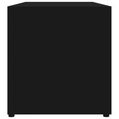 vidaXL TV Cabinet Black 80x34x36 cm Engineered Wood