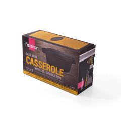 Fissman Non-Stick Cast Iron Casserole W/Griddle Pan Lid (29 cm)