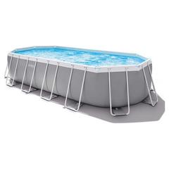 Intex Prism Frame Oval Pool Set (610 x 305 x 122 cm)