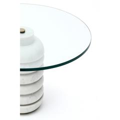 Pan Emirates Danton Marble & Glass Coffee Table (90 x 90 x 35 cm)