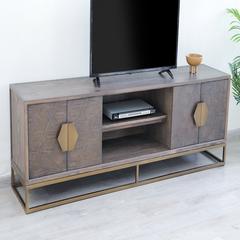 Pan Emirates Hillcot Wood & Metal TV Unit