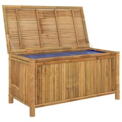 vidaXL Garden Storage Box 110x52x55cm Bamboo