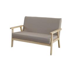 Parkence 2-Seater Fabric & Wood Sofa Pan Emirates