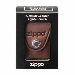 Zippo LPLB Leather Lighter Pouch W/Loop (Brown)