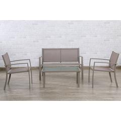 طقم كنب حديقة من المعدن 4 مقاعد سبيندوفا حول الإمارات