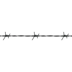 vidaXL Iron Barbed Wire (100 m, Green)