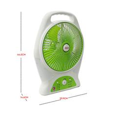 Nobel Rechargeable Box Fan, NBF87R (25 W)