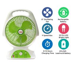 Nobel Rechargeable Box Fan, NBF87R (25 W)