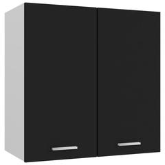 vidaXL Engineered Wood Hanging Cabinet (60 x 31 x 60 cm, Black)