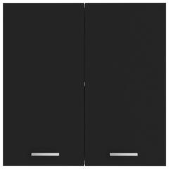 vidaXL Engineered Wood Hanging Cabinet (60 x 31 x 60 cm, Black)