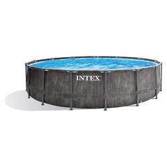 Intex Prism Frame Premium Pool Set (457 x 122 cm, Greywood)
