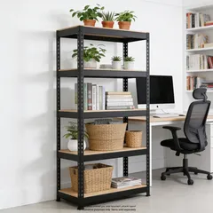 Living Space 5-Shelf Steel Storage (76.5 x 40 x 182.5 cm)