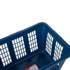 Rubbermaid Plastic Laundry Basket (58 L, Blue)
