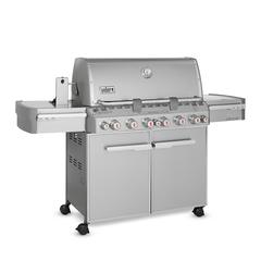 Weber Summit S-670 6-Burner Gas Grill (Stainless Steel, Silver)