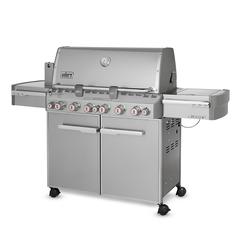 Weber Summit S-670 6-Burner Gas Grill (Stainless Steel, Silver)