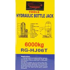 Maagen Hydraulic Jack (5443 kg, Red)