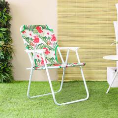 Danube Home Flora Steel Folding Chair (45 x 54 x 73 cm)