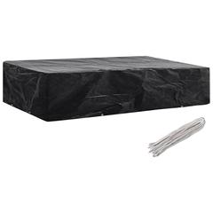 vidaXL Garden Sun lounger Cover 2 pcs 8 Eyelets 218x77x55 cm