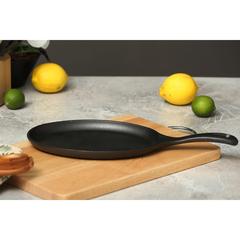 Pan Emirates Ferric Cast Iron Oval Sizzler (38 x 18 x 3 cm)