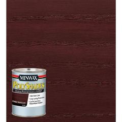 Minwax PolyShades Stain & Polyurethane in 1 Step (Bombay Mahogany, 236 ml)