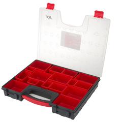 Ace Parts Organizer (42 x 33 x 11 cm, Red)