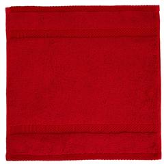 Truebell Classic Face Towel (33 x 33 cm, Dark Red)