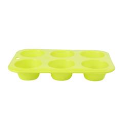 Zeal Cup Cake and Muffin Mould (29 x 19 cm, Green)