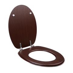 Tatay Wooden-Look Universal Toilet Seat (41.8 x 37.4 x 43 cm)