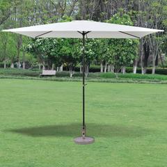 vidaXL Granite Round Parasol Stand (45 cm, Grey)