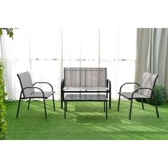 Hockley 4-Seater Metal Garden Sofa Set PAN Emirates