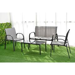 Hockley 4-Seater Metal Garden Sofa Set PAN Emirates