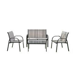 Hockley 4-Seater Metal Garden Sofa Set PAN Emirates