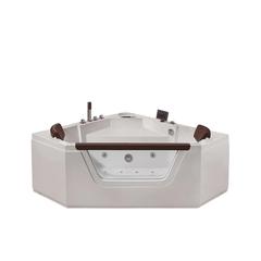 Danube Home Acrylic Air Bubble King Massage Bath Tub W/Digital Panel (150 x 150 x 70 cm)