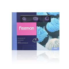 Fissman Disposable Piping Bags Pack W/3 Nozzles (50 Pc.)