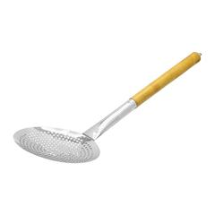 Raj Stainless Steel Skimmer Spoon W/Wooden Handle (75 cm)