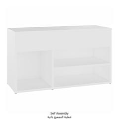 vidaXL Shoe Bench White 80x30x45 cm Engineered Wood