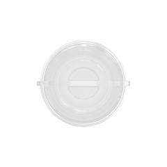 Cosmoplast DX Round Plastic Bucket W/Lid & Handle (10 L, Transparent)