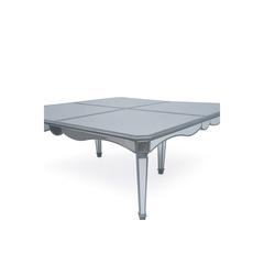 Pan Emirates Chamberland 12 Seater Dining Table Mirror (Silver)