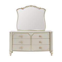 Danube Home Zelda MDF Dresser W/Mirror & Stool (160 x 52 x 88 cm)