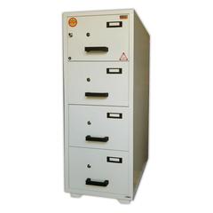 Valberg 4-Drawer Fire-Resistant Filing Cabinet, FC-4EKK