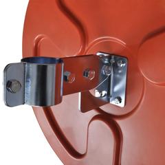 vidaXL Convex Traffic Mirror PC Plastic Orange 45 cm Outdoor