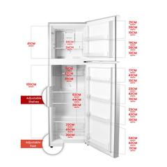 Nobel Double Door Refrigerator, NR300NF (243 L)