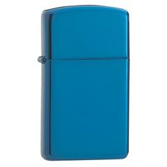 Zippo Slim Windproof Lighter, 20494 (High Polish Blue)