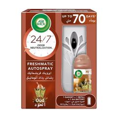 Air Wick Freshmatic Auto Spray Gadget W/Refill (Oud, 250 ml)