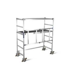 Topman Aluminum Foldable Mobile Scaffolding, Afms-2 (180 x 80 x 200 cm)